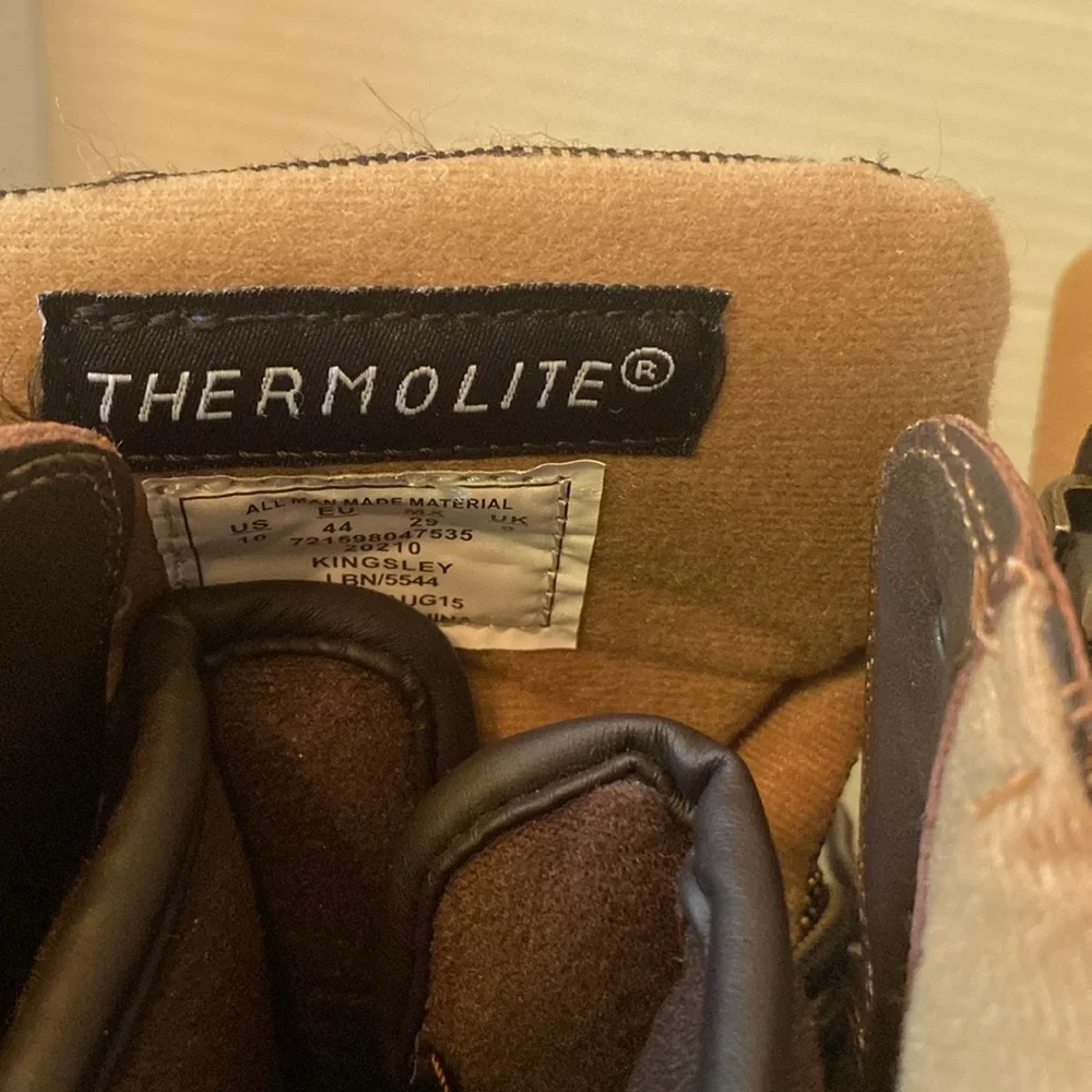 Northwest Territory Kingsley Thermolite Brown Rain & Snow Boots insulated sz 10